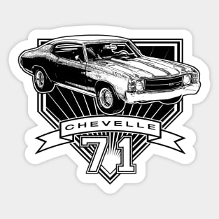 1971 Chevelle Sticker